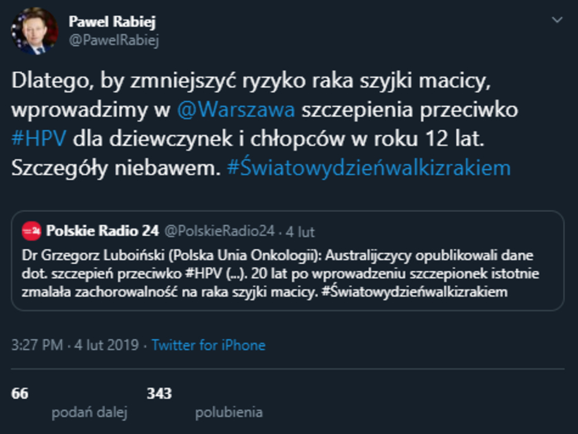 Paweł Rabiej Twitter